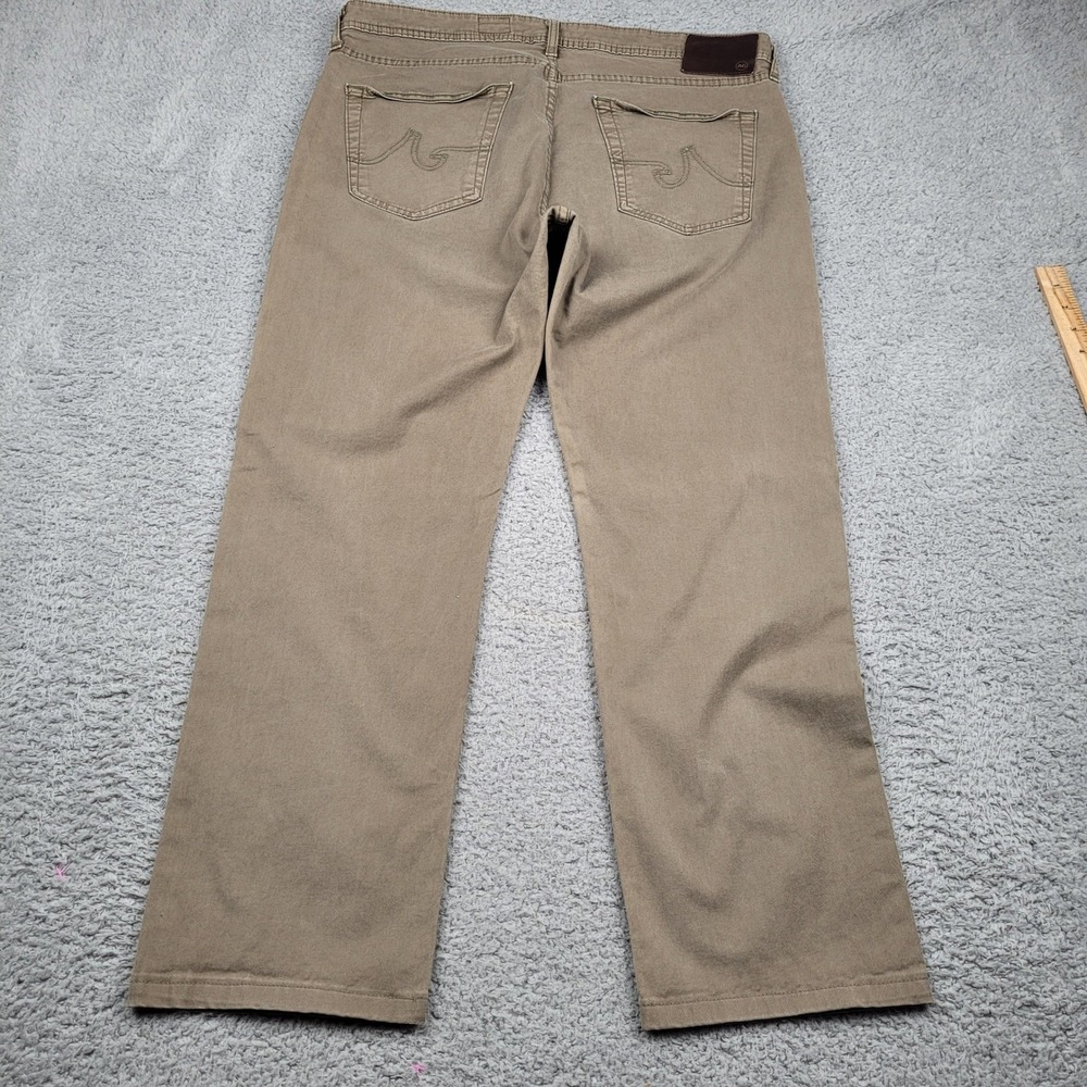 AG Adriano Goldschmied The Matchbox Slim Straight Khaki‎ Pants Mens Size 36 - Picture 8 of 12